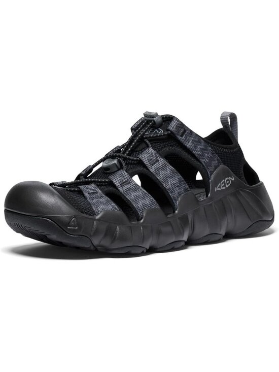 Men\'s Black Steel Grey Hyper port Closed Toe Breathable Easy On Sandal Shoes main image 2